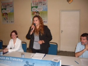 Vilma Pereira Pardinho, diretora do Departamento da Mulher/Social do Sindiquímicos